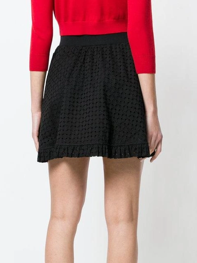 Shop Love Moschino A-line Mini Skirt In Black