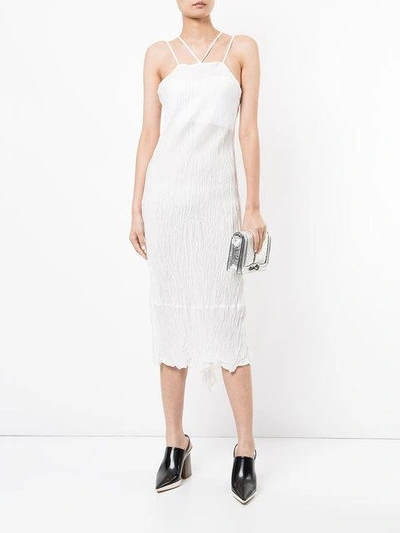 Shop Taylor Metric Slip Dress - White