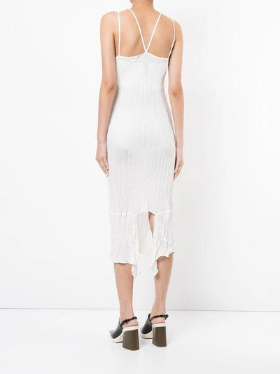 Shop Taylor Metric Slip Dress - White