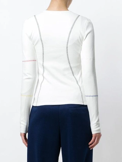 Shop Alyx Casual Ribbed Jumper - White