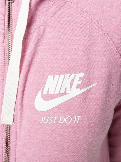 Shop Nike Zip Hoodie - Pink & Purple
