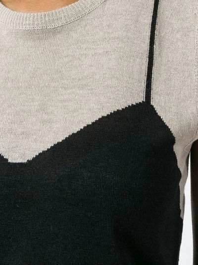 Shop Isa Arfen Embroidered Sleeveless Sweater - Neutrals