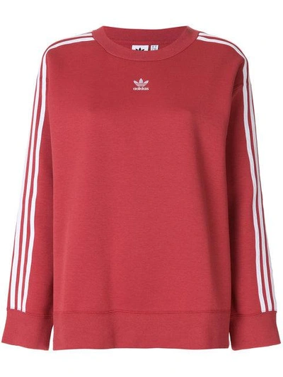 Shop Adidas Originals 3-stripes Sweatshirt