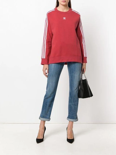 Shop Adidas Originals 3-stripes Sweatshirt