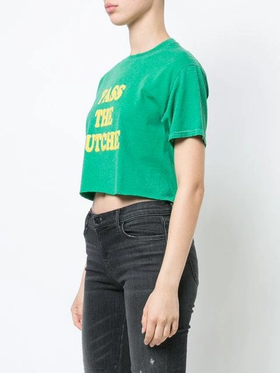 Shop Adaptation Quote Print T-shirt In Green