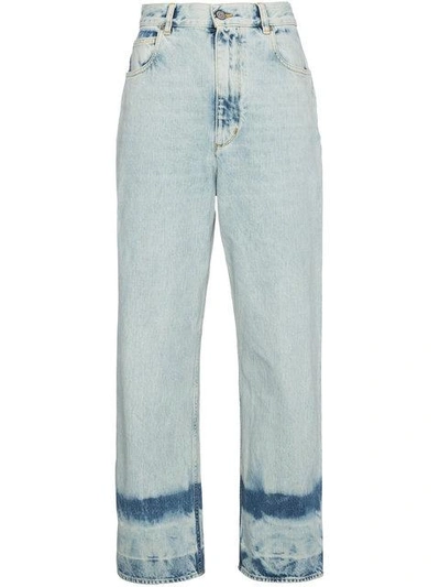 Shop Golden Goose Bleached Kim Jeans In Blue