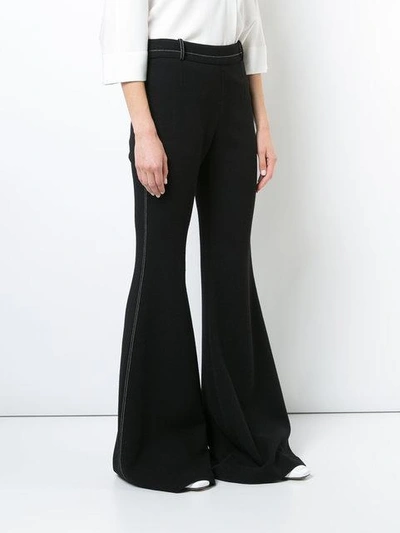 Shop By. Bonnie Young Long Flared Trousers In Black