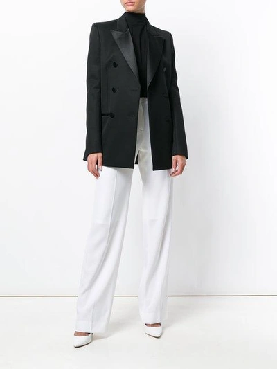 Shop Givenchy High-waist Tailored Trousers In White
