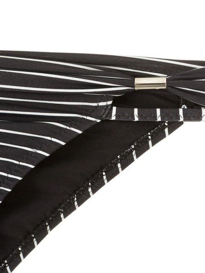 Shop Amir Slama Printed Triangle Bikini Set - Black