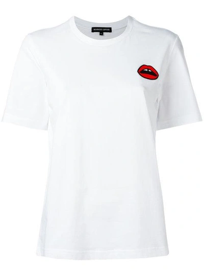 Shop Markus Lupfer 'lara Lip Alex' T-shirt In White
