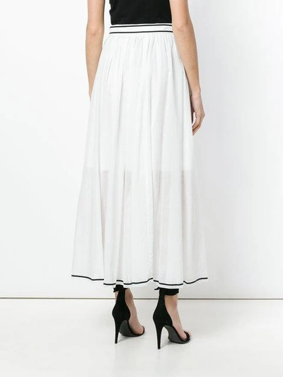 Shop Philosophy Di Lorenzo Serafini High-waisted Skirt - White