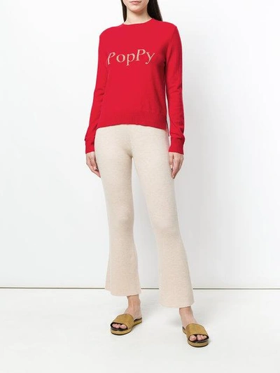 Shop Cashmere In Love Kristie Sweater In Red