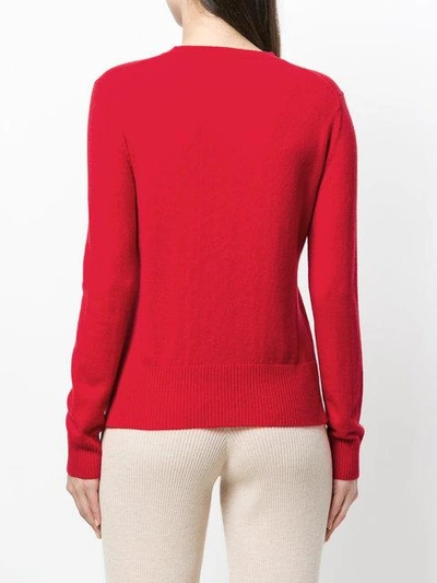 Shop Cashmere In Love Kristie Sweater In Red