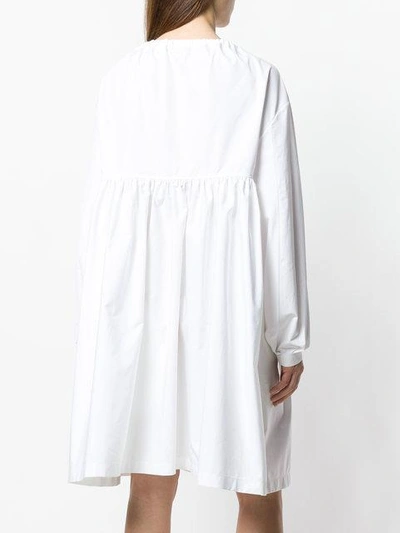 Shop Calvin Klein 205w39nyc X Andy Warhol Foundation Dennis Hopper Flared Dress In White
