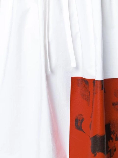 Shop Calvin Klein 205w39nyc X Andy Warhol Foundation Dennis Hopper Flared Dress In White