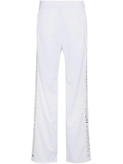 Givenchy Satin-jersey Track Pants In White