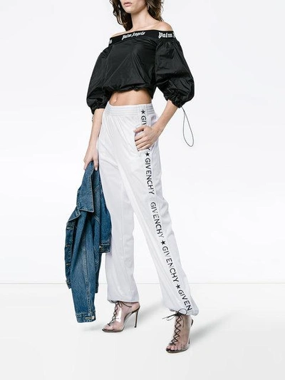 Givenchy Satin-jersey Track Pants In White