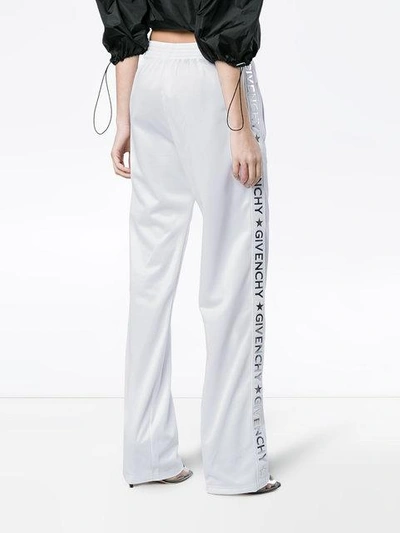 Givenchy Satin-jersey Track Pants In White