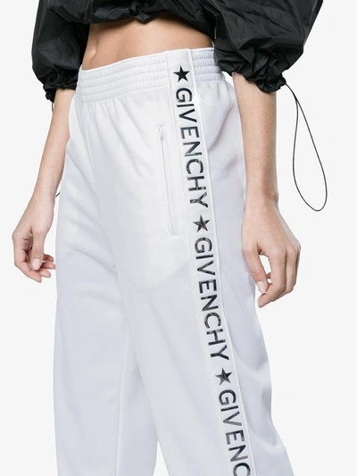Givenchy Satin-jersey Track Pants In White