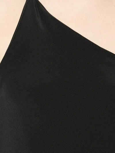 Shop Kacey Devlin One Shoulder Midi Dress - Black