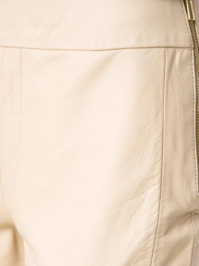 Shop Lilly Sarti Straight-leg Trousers - Neutrals