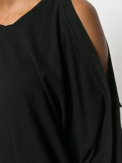 Shop Lost & Found Rooms One Sleeve Long Dress - Black