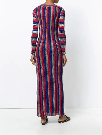 Shop Missoni Striped Fitted Midi Dress