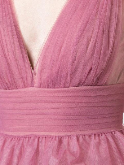 Shop Marchesa Notte Ruffled A In Pink