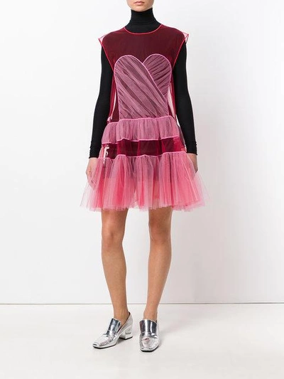 Shop Viktor & Rolf Dress With Hole Short Dress In Pink