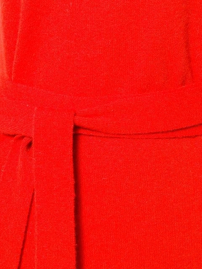 Shop Cashmere In Love Cashmere Colette Knitted Dress - Red