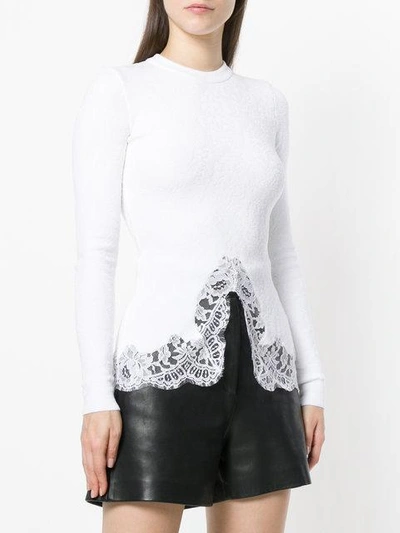 Shop Givenchy Lace Detail Top