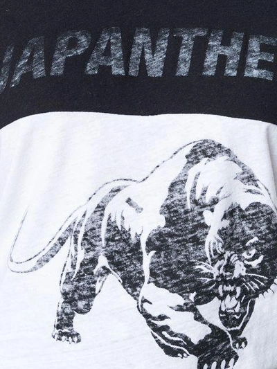 Shop Zoe Karssen Japanther Print T-shirt - Black