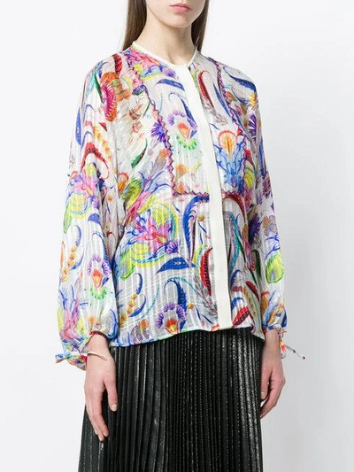 Shop Etro Floral Blouse - Multicolour
