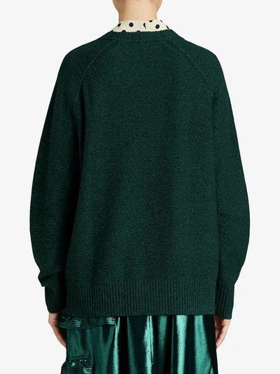 Shop Burberry Melange Sweater