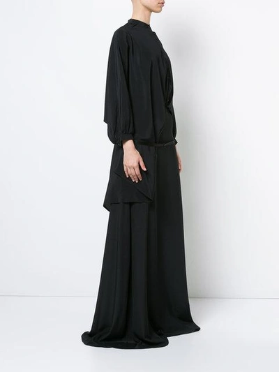 Shop Chalayan Long Shirt Dress - Black