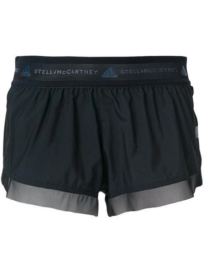 Shop Adidas By Stella Mccartney Run Adizero Shorts In Black