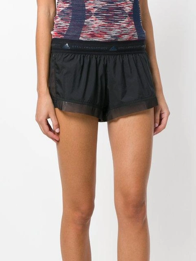 Shop Adidas By Stella Mccartney Run Adizero Shorts In Black