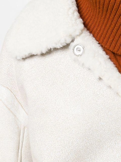 Sylvie Schimmel Forever Shearling Jacket In Neutrals
