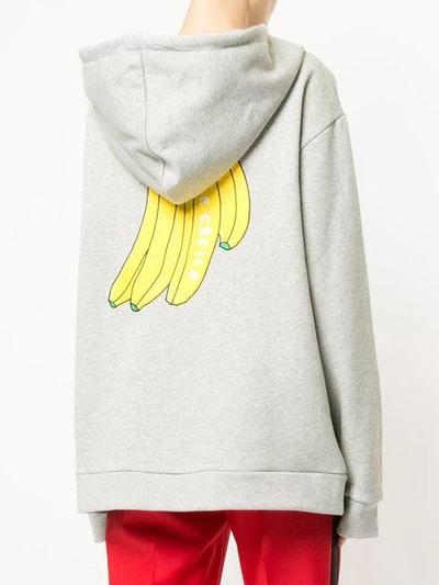 Shop Etre Cecile Oversized Banana Print Hoodie