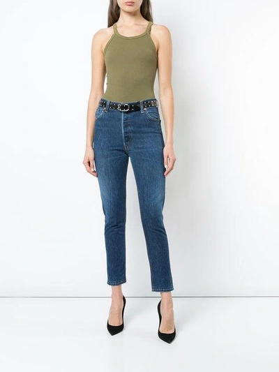 Shop Re/done High Rise Cropped Jeans