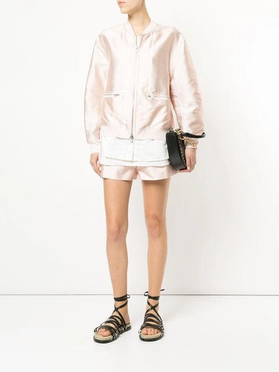 Shop 3.1 Phillip Lim Origami Shorts In Pink