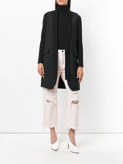 Shop Alexander Wang Rival W Destroyed Jeans - Pink