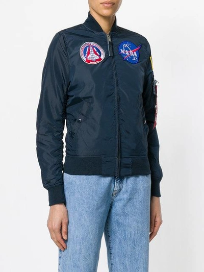 NASA patches bomber jacket