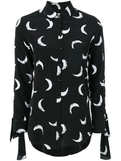 Shop Saint Laurent Printed Shirt In Black