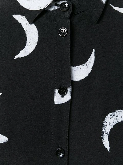 Shop Saint Laurent Printed Shirt In Black