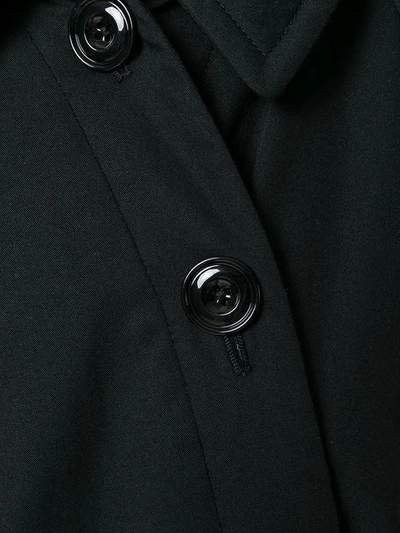 Shop Lemaire Belted Wrap Coat In Black