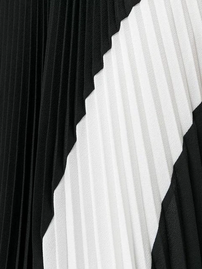 Shop Proenza Schouler Crepe Pleated Skirt - Farfetch In Black/white