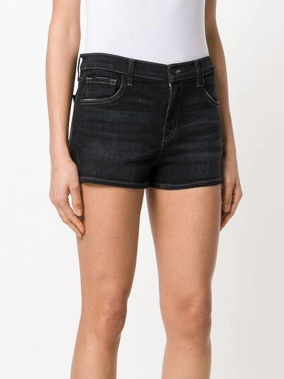 Shop J Brand Faded Short Shorts - Black
