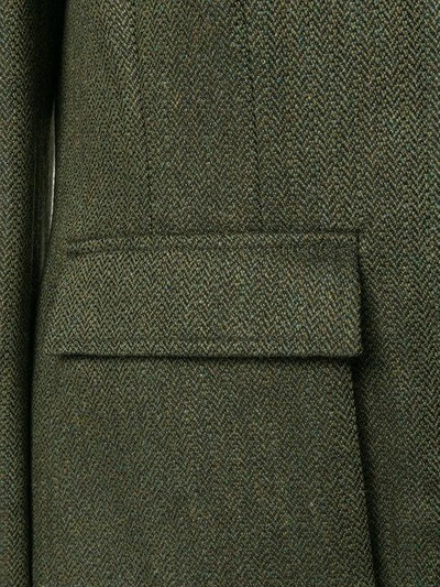 Shop Holland & Holland High Collar Jacket - Green