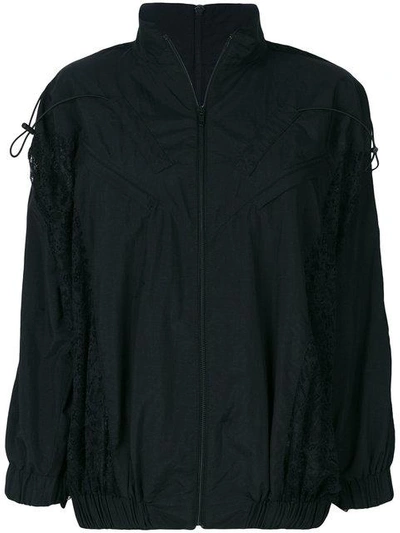 Shop Almaz Laced Bomber Jacket - Black